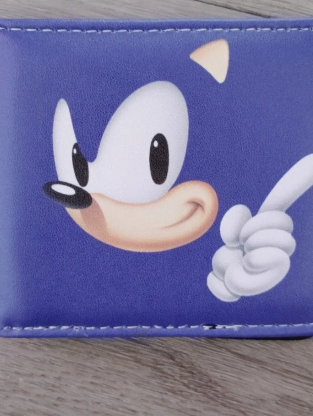 New Sonic the hedgehog anime manga leather wallet